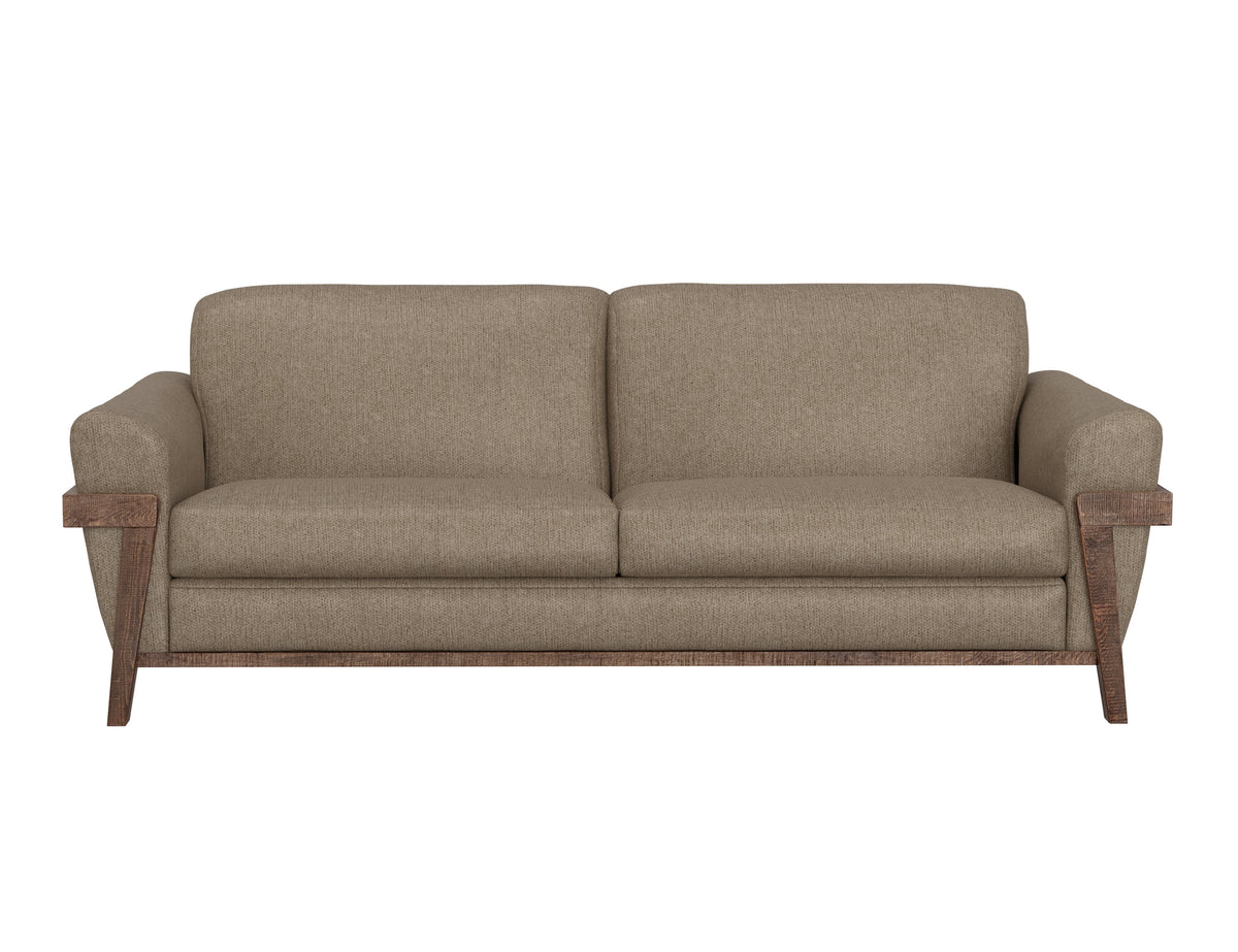 Loft Brown Sofa, Brown, Wooden Frame & Base - IUP644-SOF-152