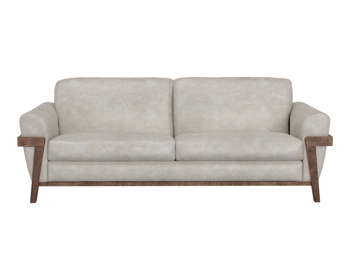 Loft Brown Sofa, Gray, Wooden Frame & Base - IUP644-SOF-210
