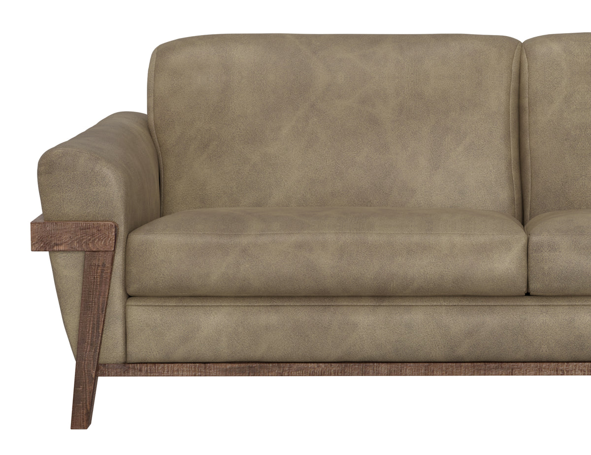 Loft Brown Armchair, Brown, Wooden Frame & Base - IUP644-ACH-201