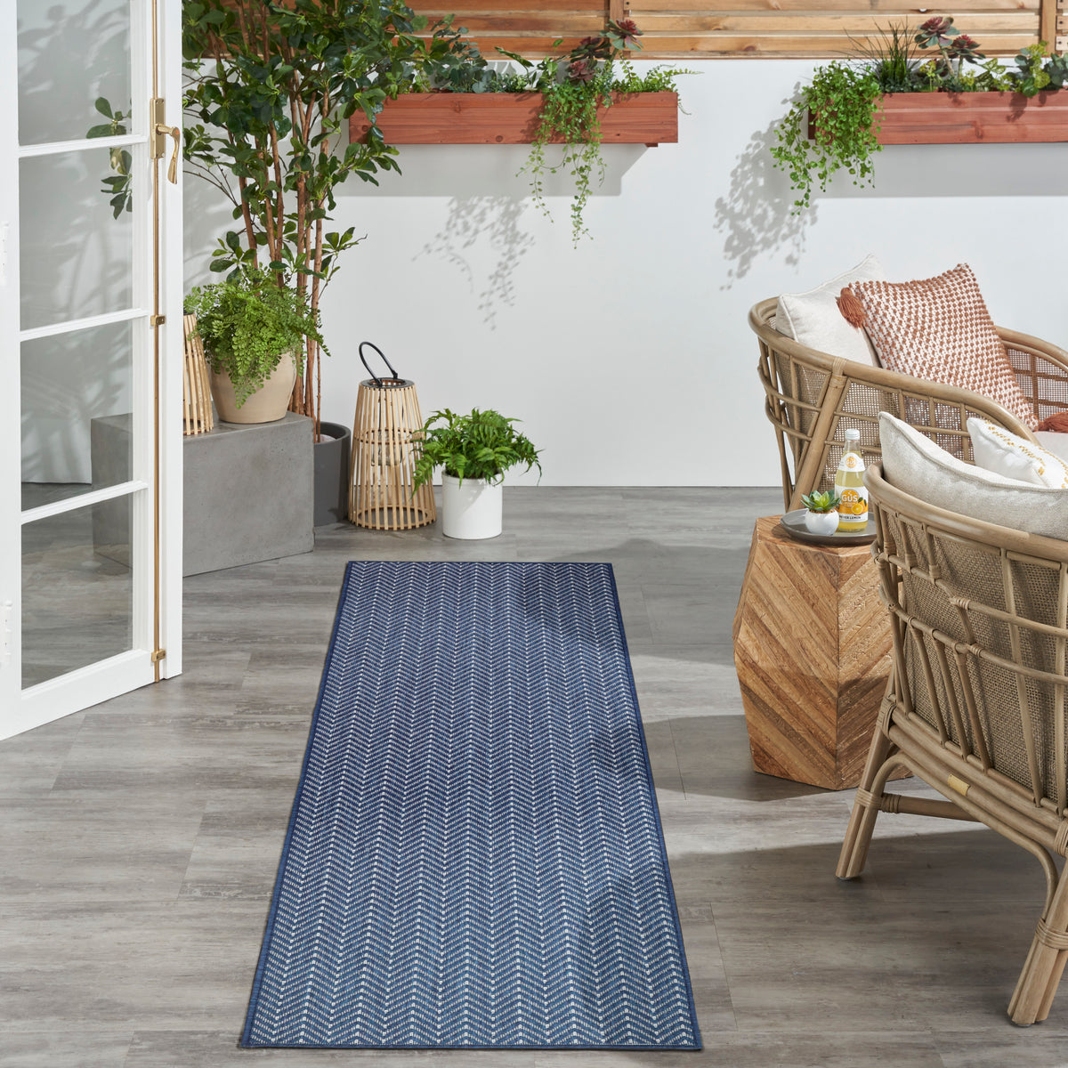 Horizon Indoor/Outdoor HOZ02 Navy Rug