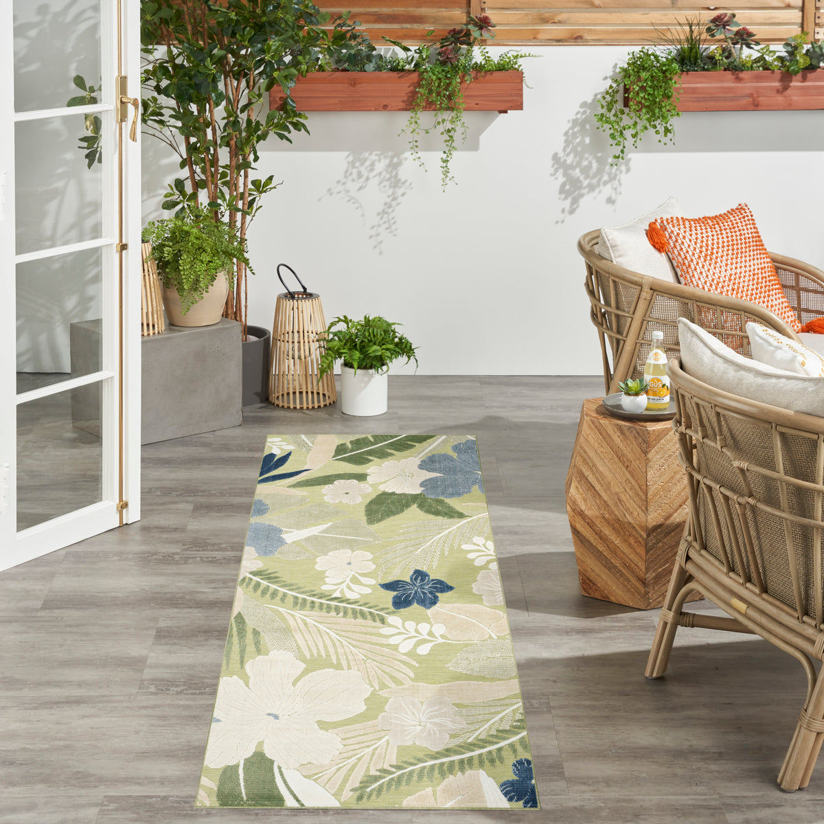 Suncoast SNC01 Green Blue Rug
