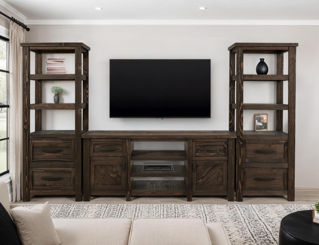 Dutton, Wall Unit with Electric Fireplace Insert.