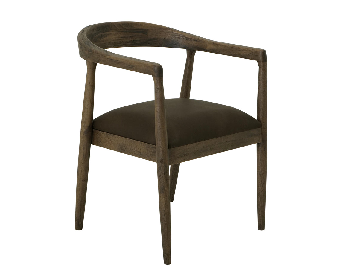 Natural Teca Chair, Brown, Wooden - Melina
