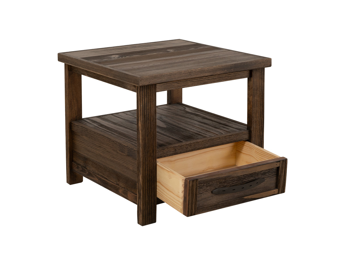 Dutton End Table, 1 Drawer