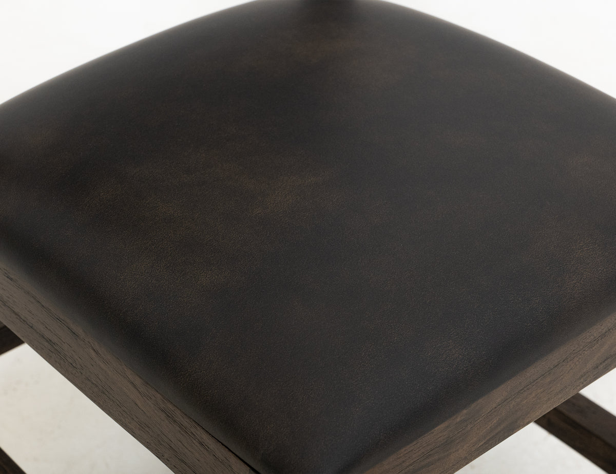 Dark Teak Chair, Wooden