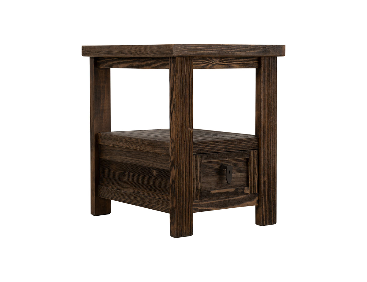 Dutton Chairside Table, 1 Drawer