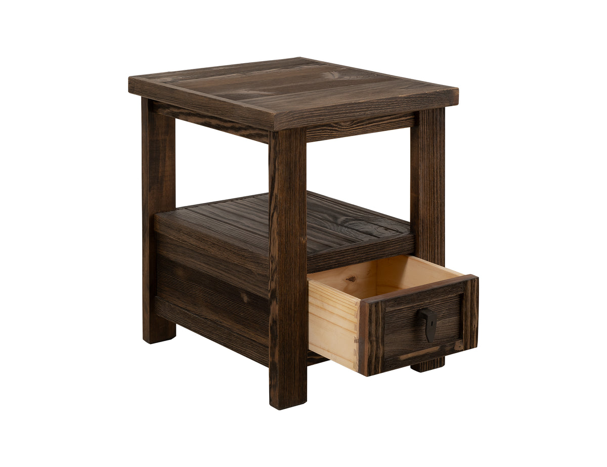 Dutton Chairside Table, 1 Drawer