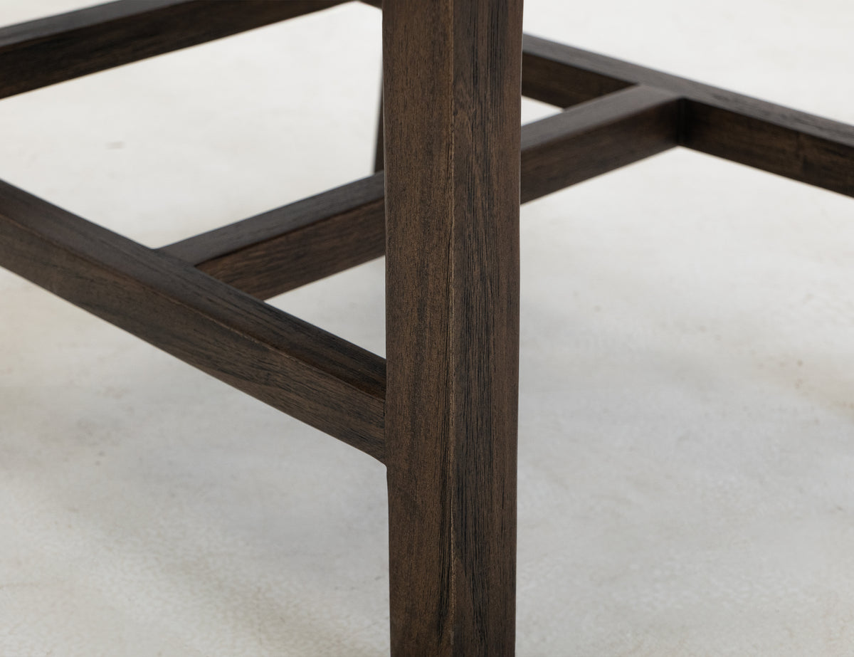 Dark Teak Chair, Wooden