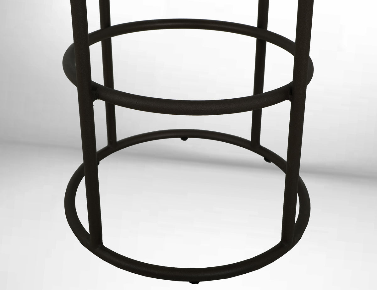 Xel-Ha Upholstered Barstool, Brown, Barstool 30"