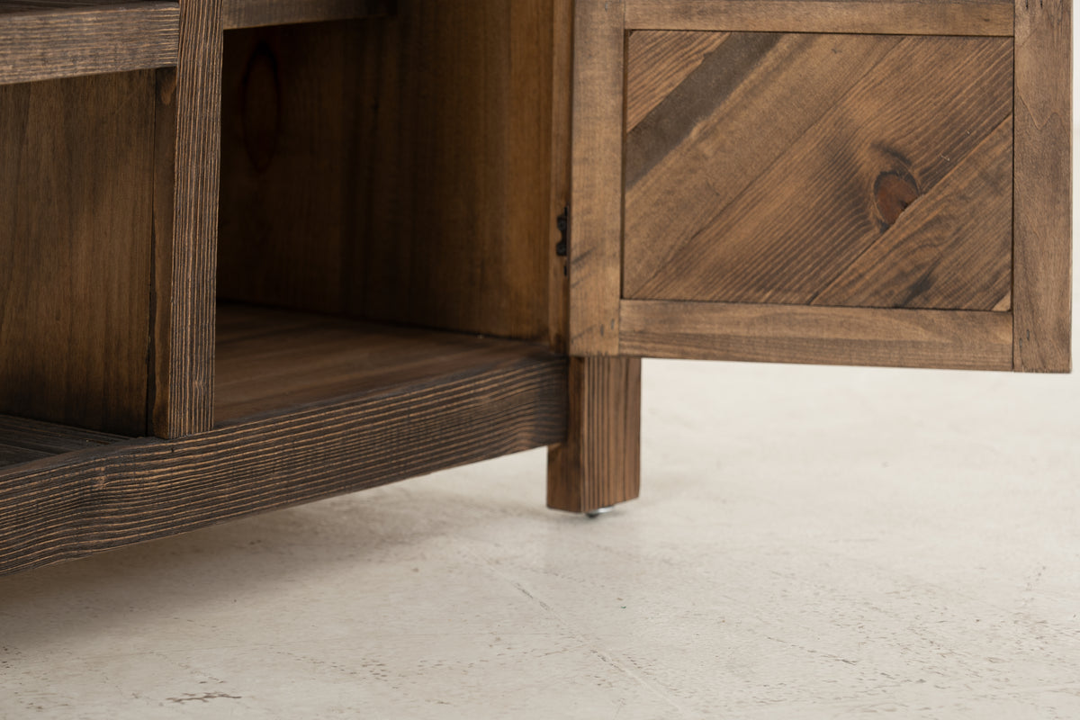 Dutton Kitchen Island, 2 Drawer, 1 Door