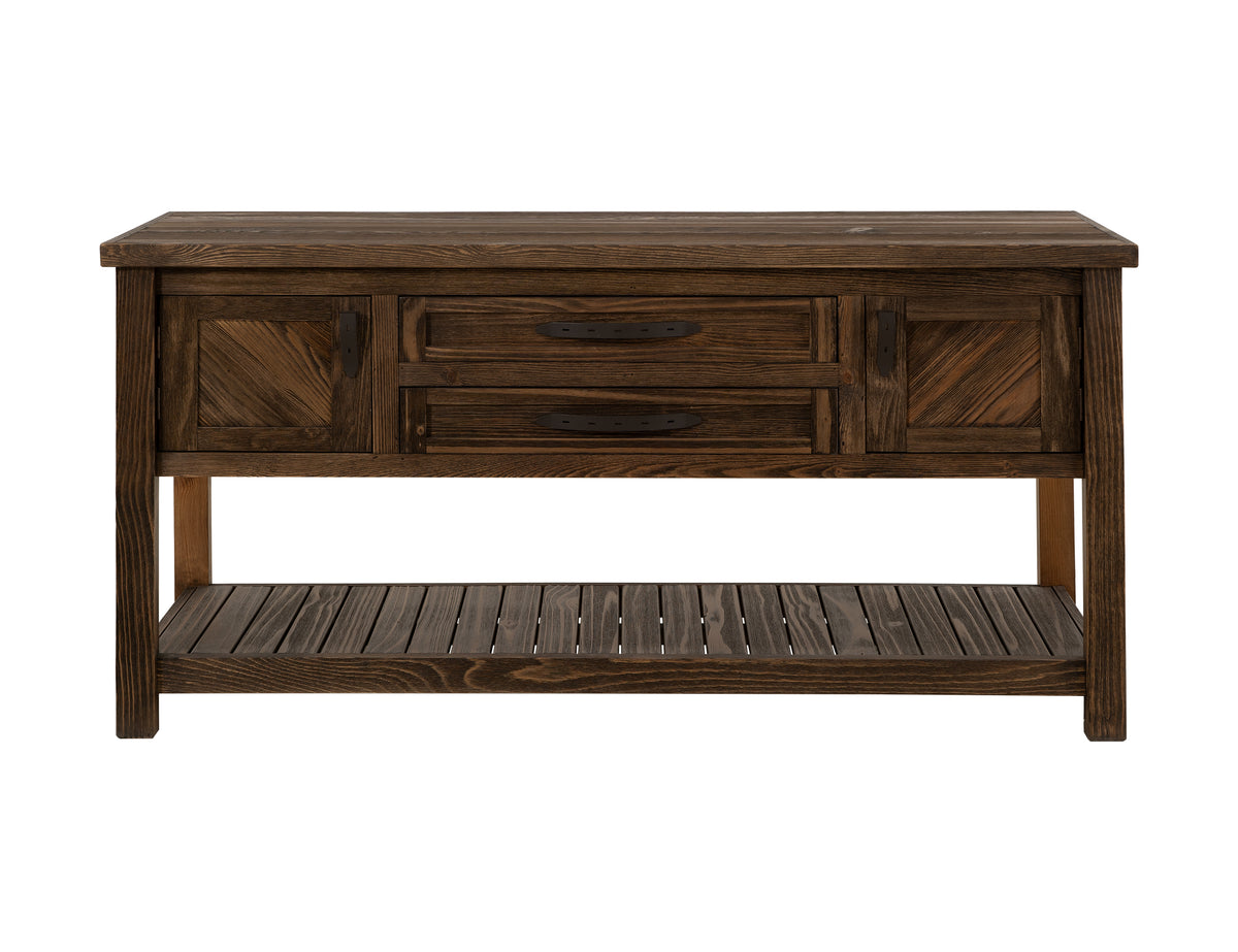 Dutton Sofa Table, 2 Drawer, 2 Door