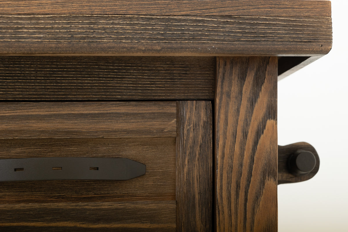 Dutton Kitchen Island, 2 Drawer, 1 Door