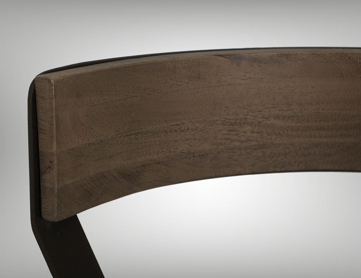 Xel-Ha Upholstered Barstool, Brown, Barstool 30"