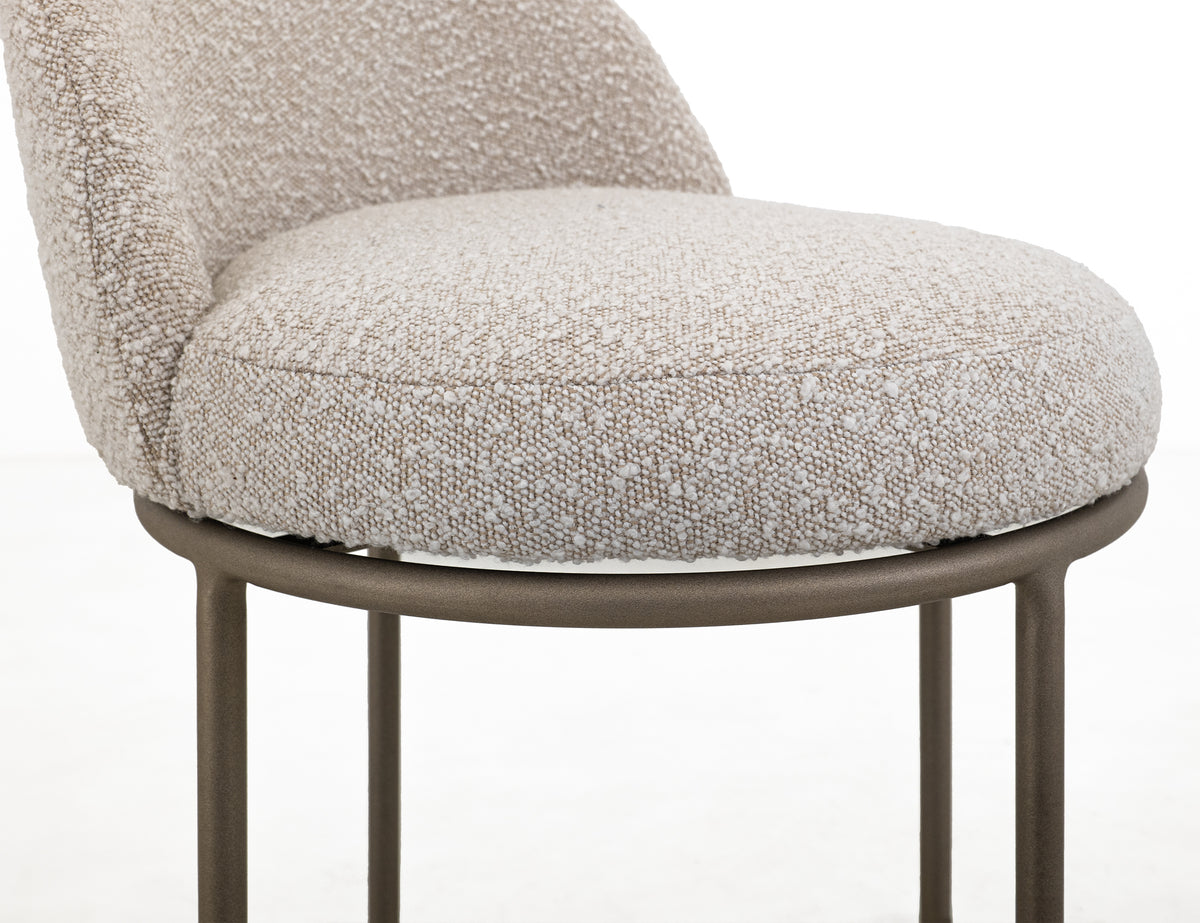 Snow Upholstered Barstool, Barstool 24"