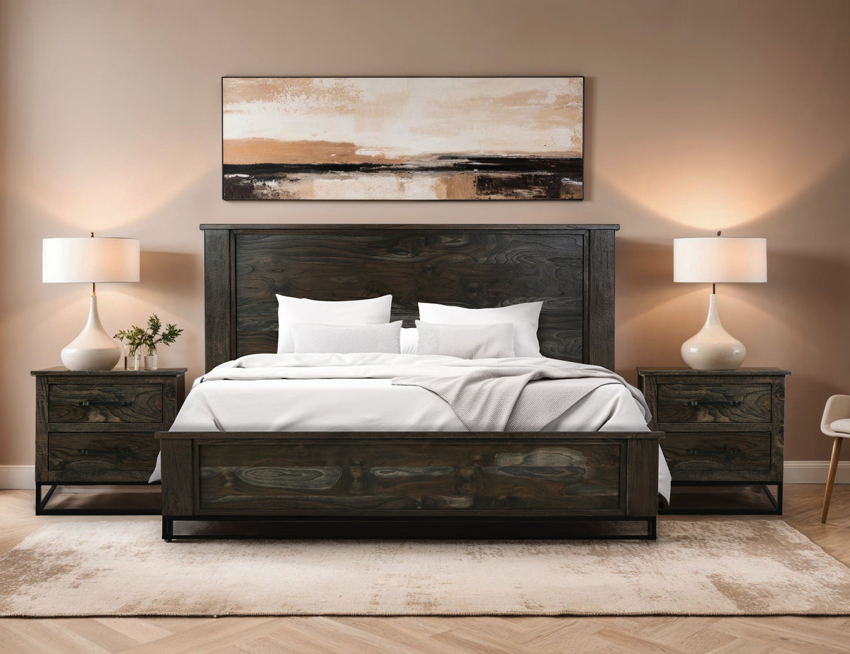 Dark Teak Mirror