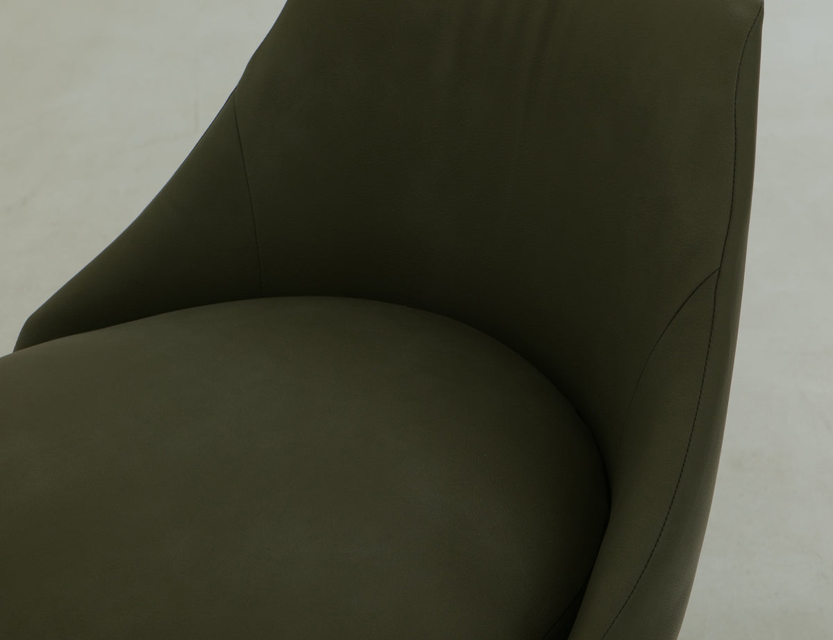 Mezquite Upholstered Barstool, Brown/Green, Wooden Frame, Barstool 30"