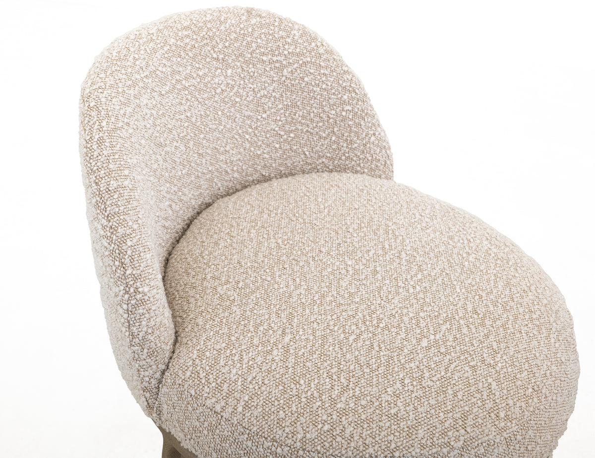 Snow Upholstered Barstool, Barstool 24"
