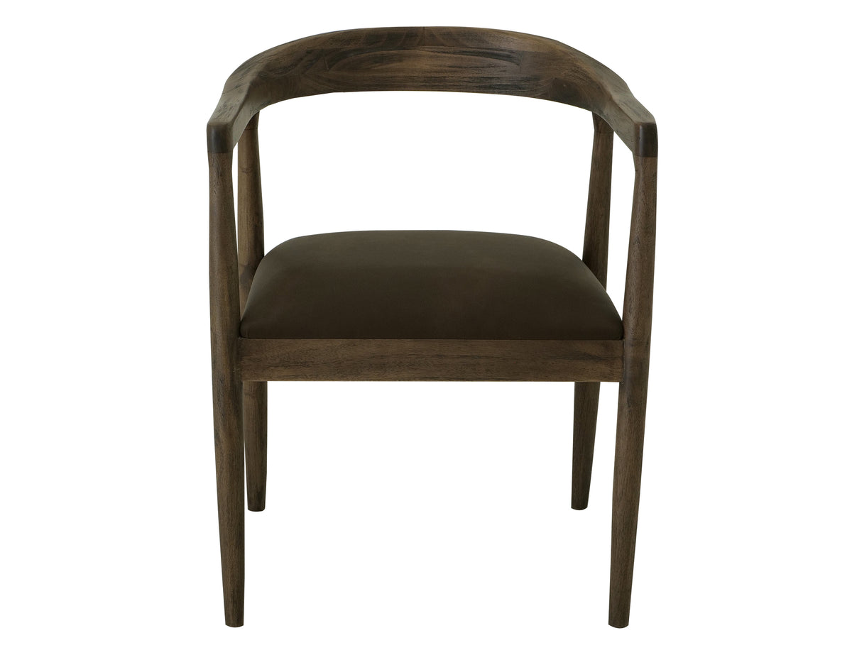 Natural Teca Chair, Brown, Wooden - Melina