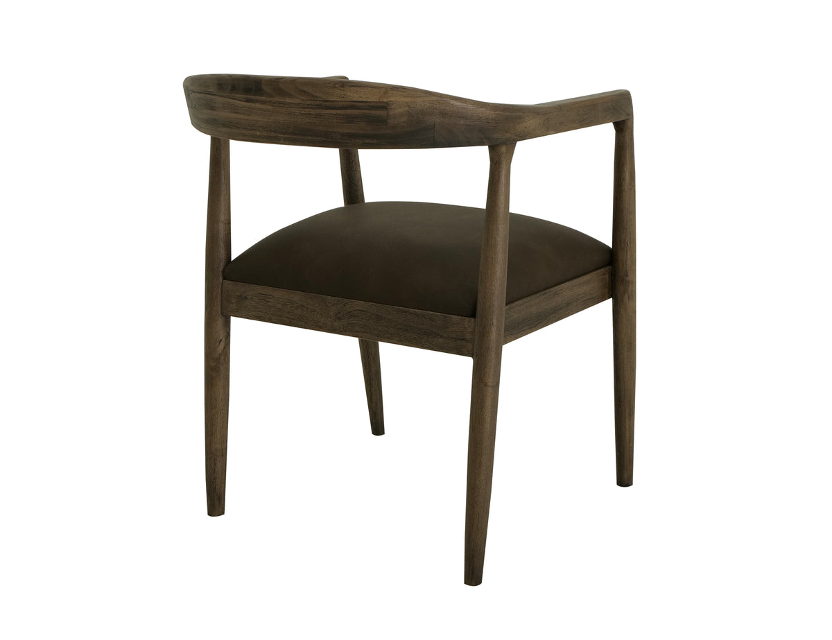 Natural Teca Chair, Brown, Wooden - Melina