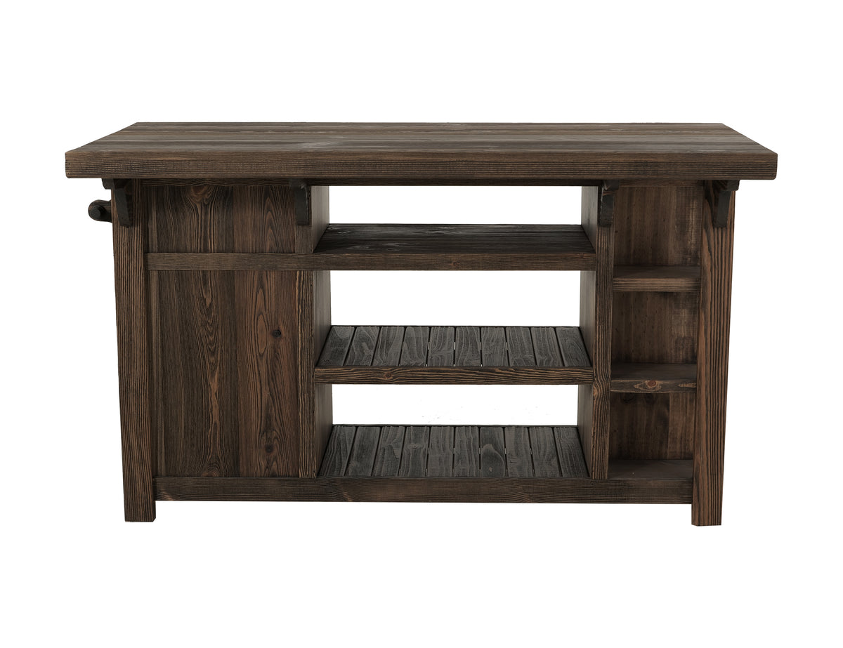 Dutton Kitchen Island, 2 Drawer, 1 Door