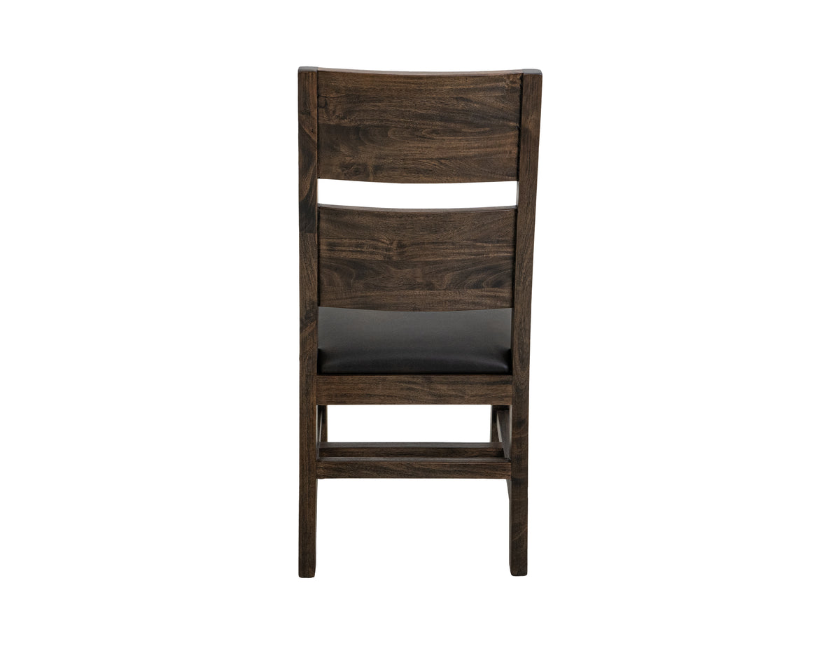 Dark Teak Chair, Wooden