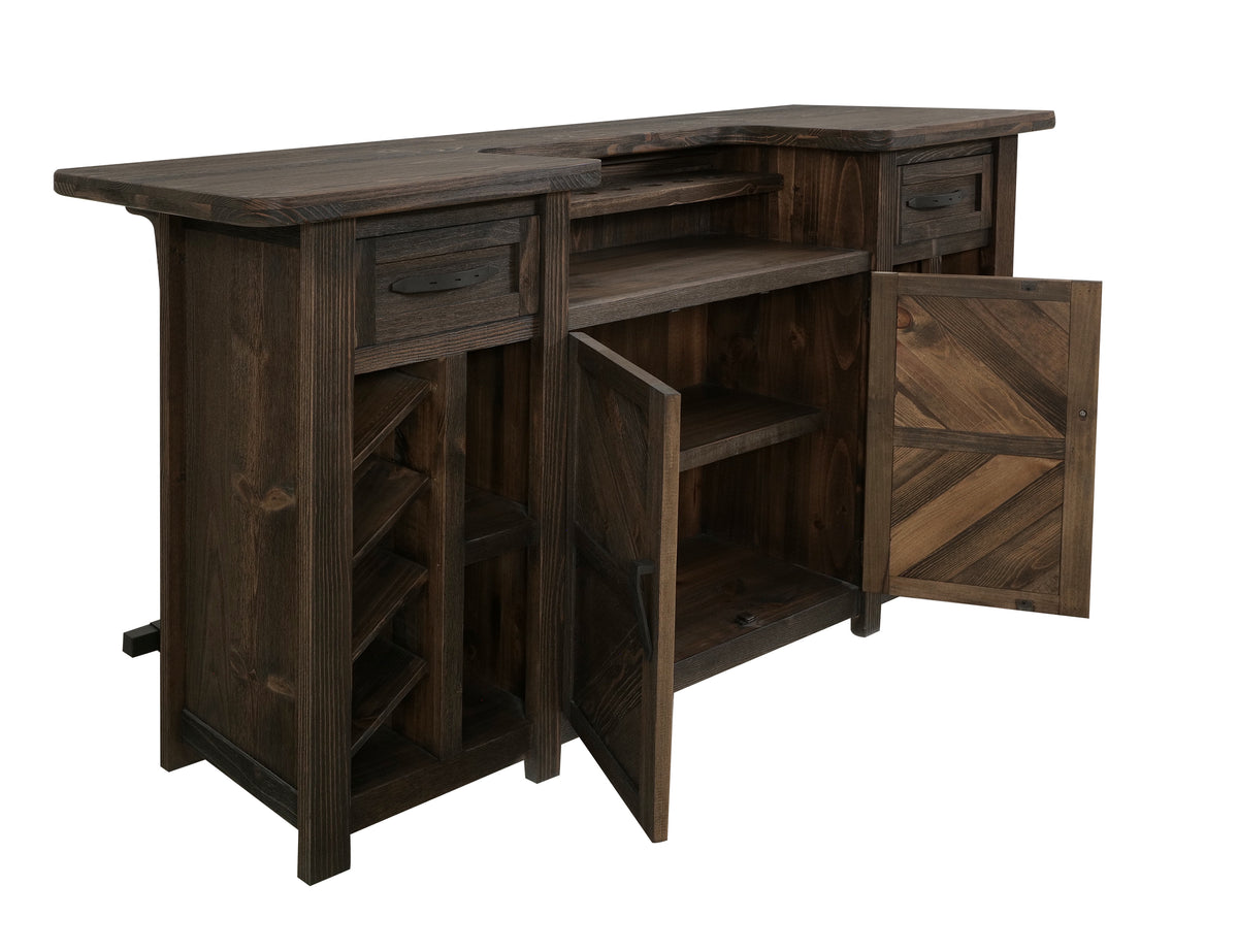 Dutton Bar, 2 Drawer, 2 Door