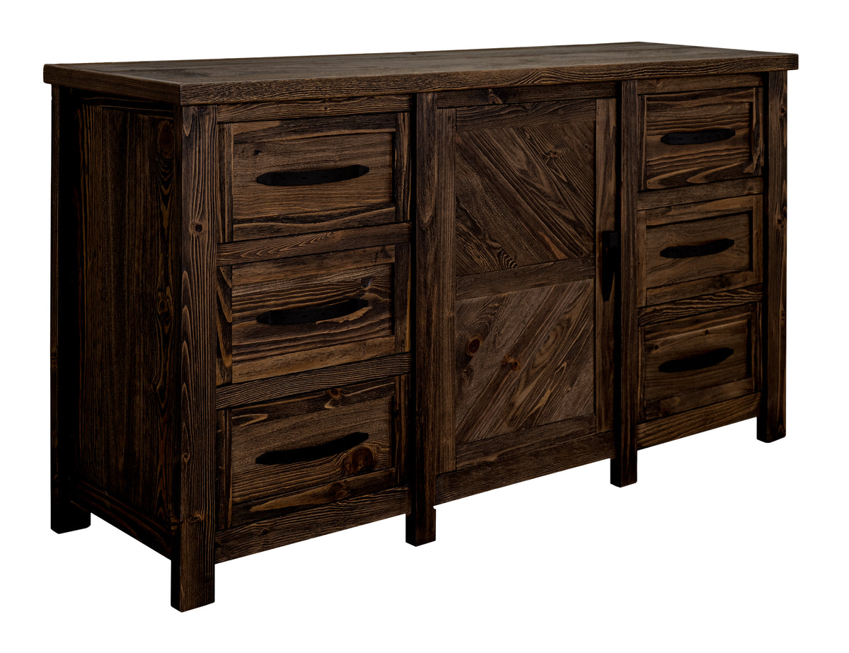 Dutton Dresser, 6 Drawer & 1 Door