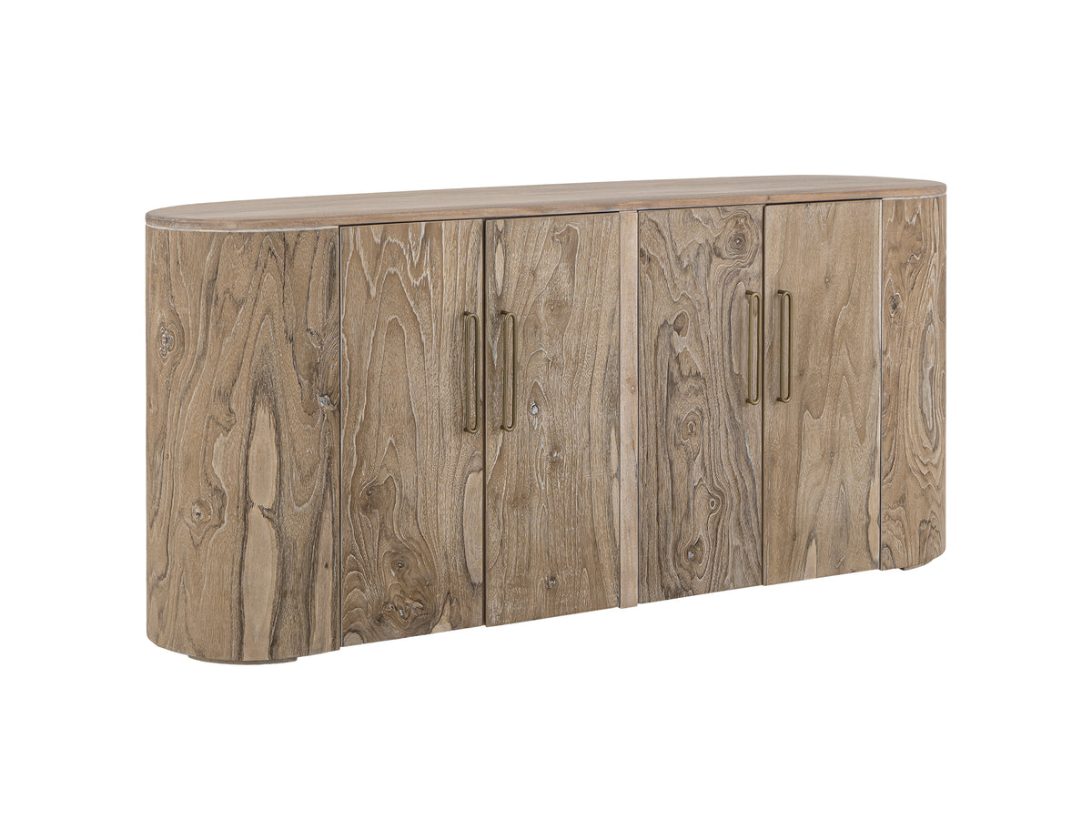 White Balam Console, White, 4 Doors