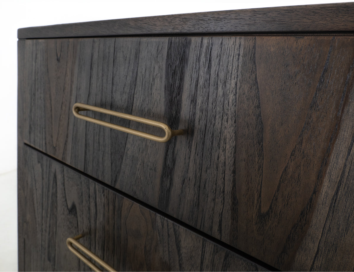 Black Balam Chest, Black, 5 Drawer