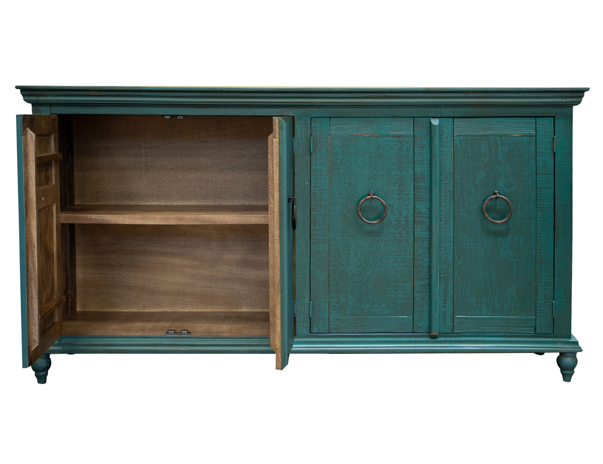 Capri Console, Green, 4 Doors - IFD990CONS-G