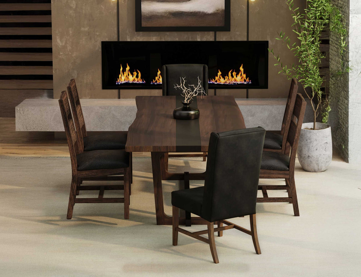 Riverwood Upholstered Chair, Chair with a high backrest