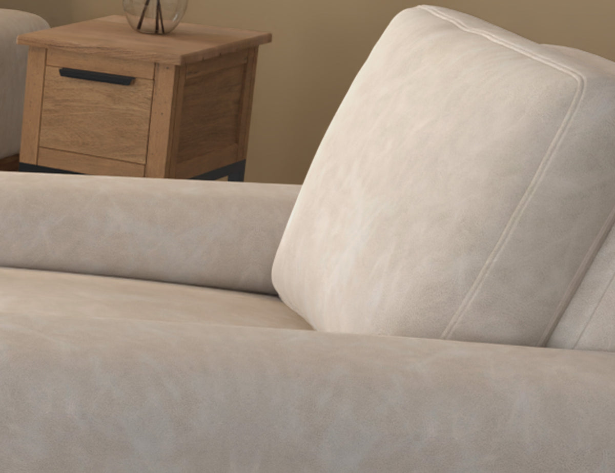 Sedona Sofa, Gray, Wooden Frame & Base