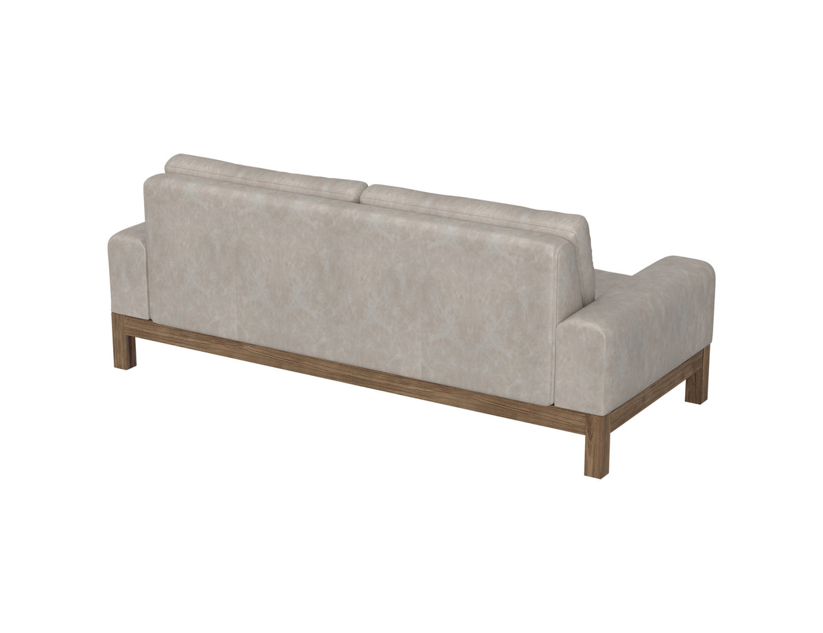 Sedona Sofa, Gray, Wooden Frame & Base