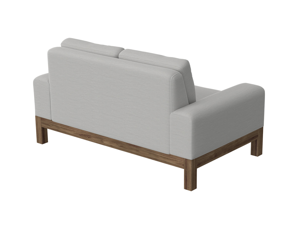 Sedona Loveseat, Beige, Wooden Frame & Base - IUP966-LOV-131