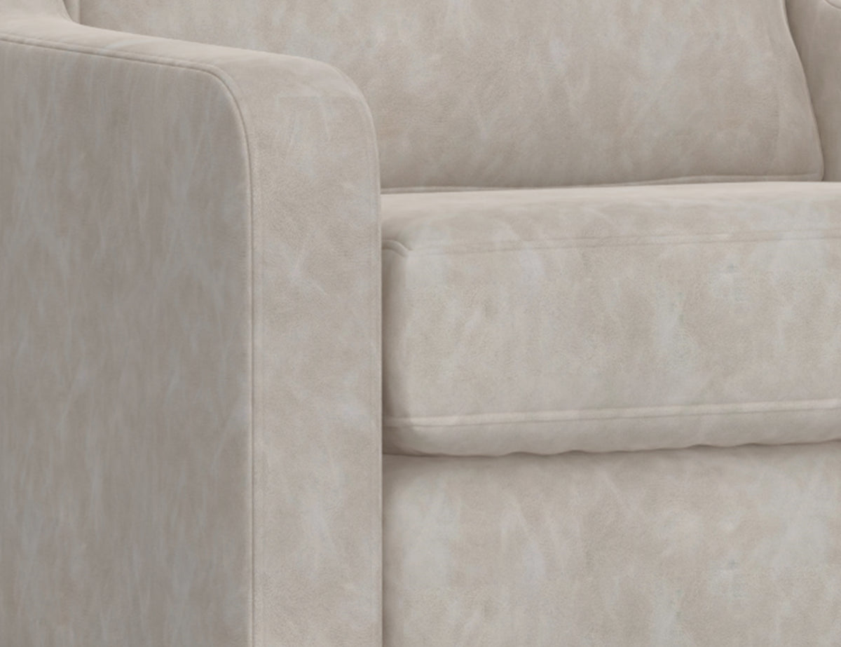 Samba Armchair, Gray, Wooden Frame & Base - IUP298-ACH-210