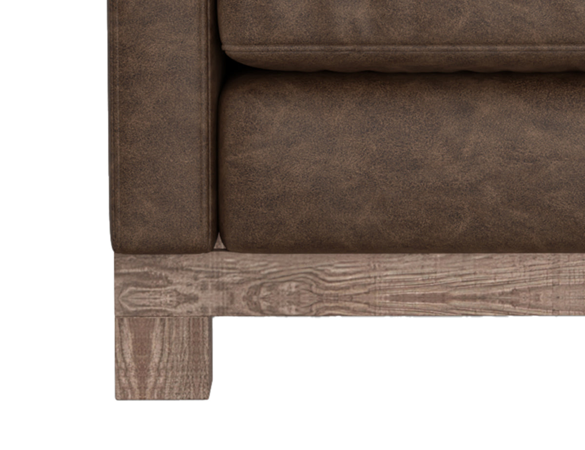 Samba Sofa, Brown, Wooden Frame & Base - IUP298-SOF-212