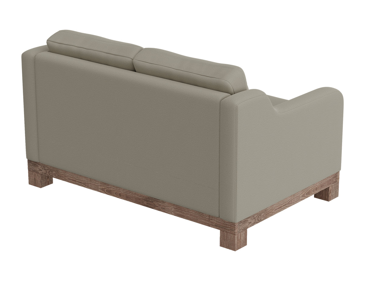Samba Loveseat, Gray, Wooden Frame & Base - IUP298-LOV-151