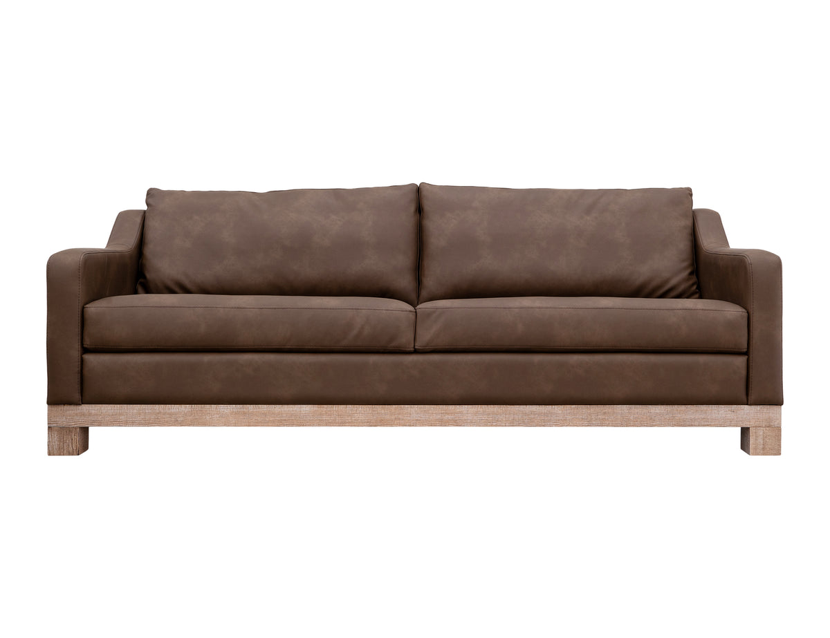 Samba Sofa, Brown, Wooden Frame & Base, Two-Cushion - IUP298-SOF-231