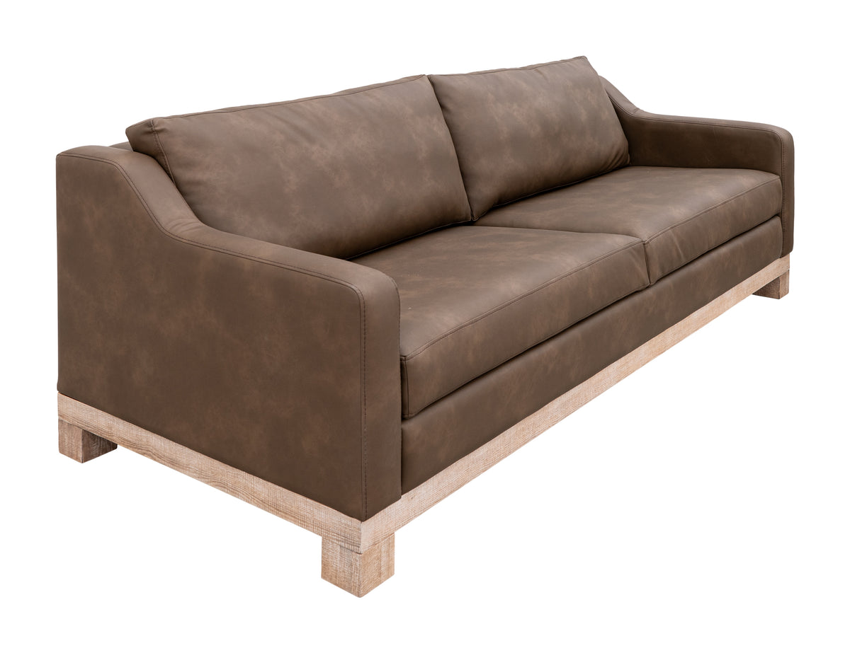Samba Sofa, Brown, Wooden Frame & Base, Two-Cushion - IUP298-SOF-231