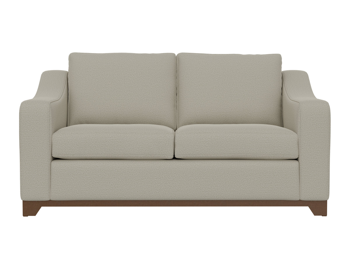 Natural Parota Loveseat, Gray, Wooden Frame & Base - IUP868-LOV-151