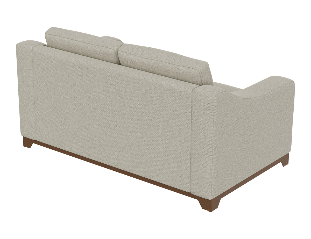 Natural Parota Loveseat, Gray, Wooden Frame & Base - IUP868-LOV-151