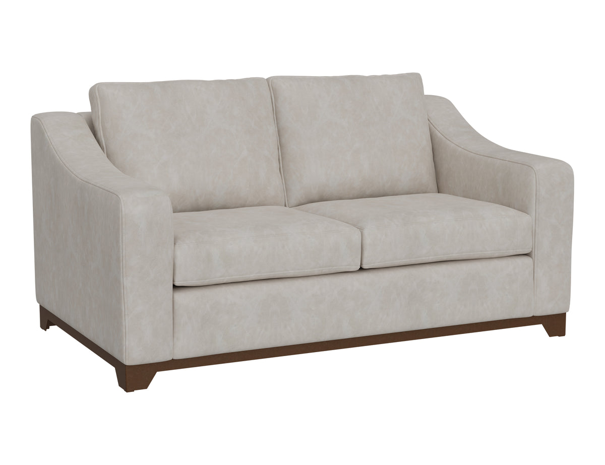 Natural Parota Loveseat, Gray, Wooden Frame & Base - IUP868-LOV-210