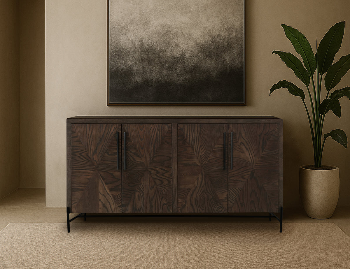 Black Verona Console, 4 Door