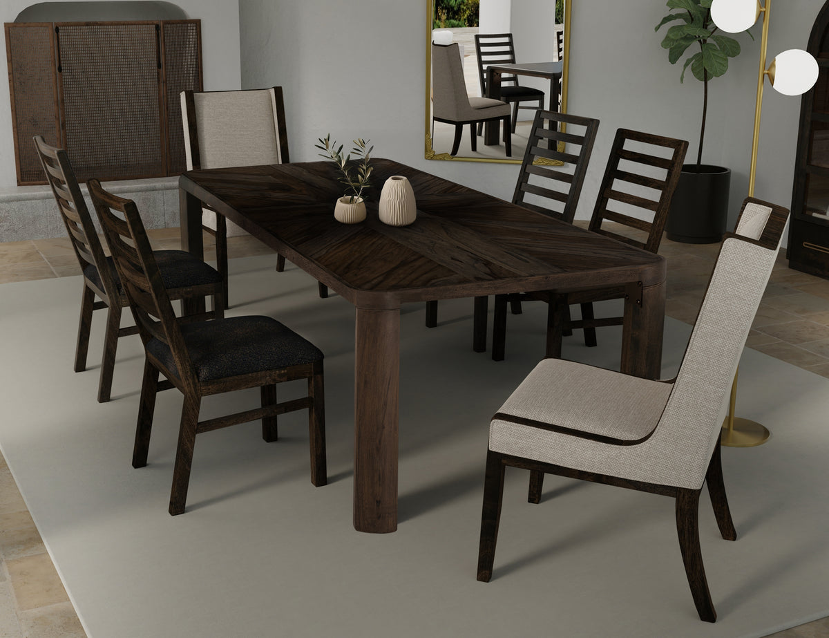 Black Balam Chair, Black, Wooden - IFD4421CHR