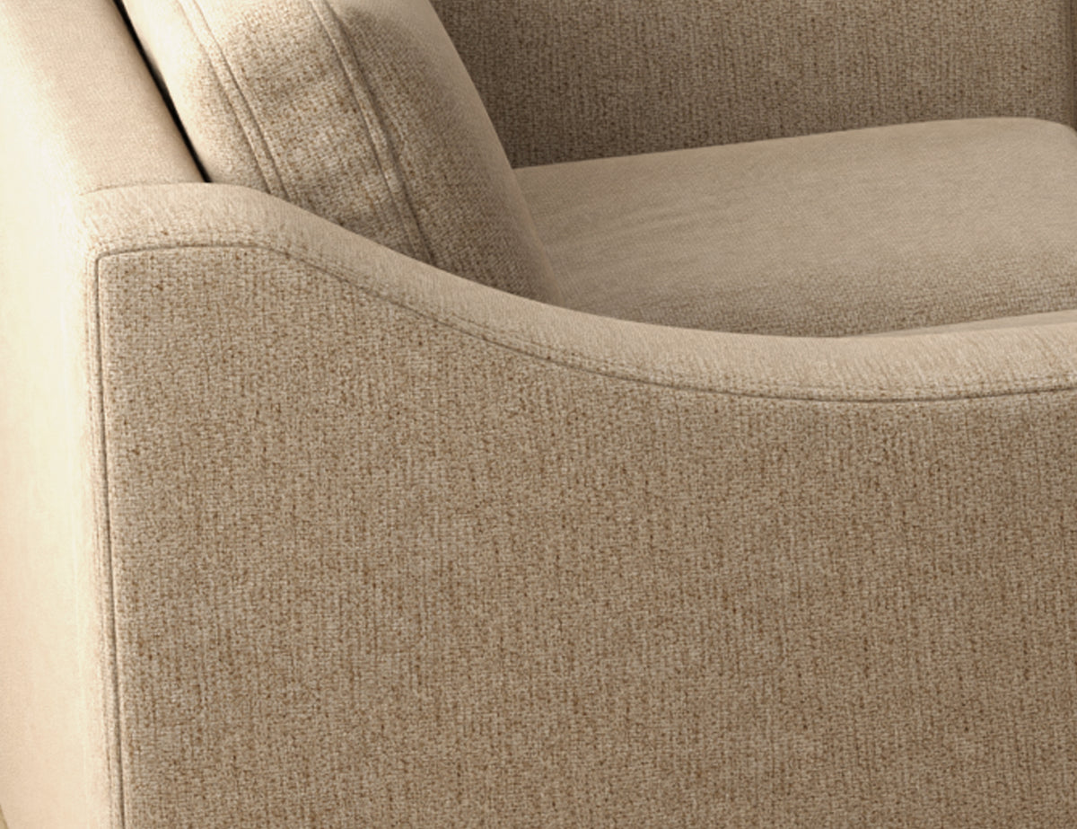 Natural Parota Loveseat, Brown, Wooden Frame & Base - IUP868-LOV-152