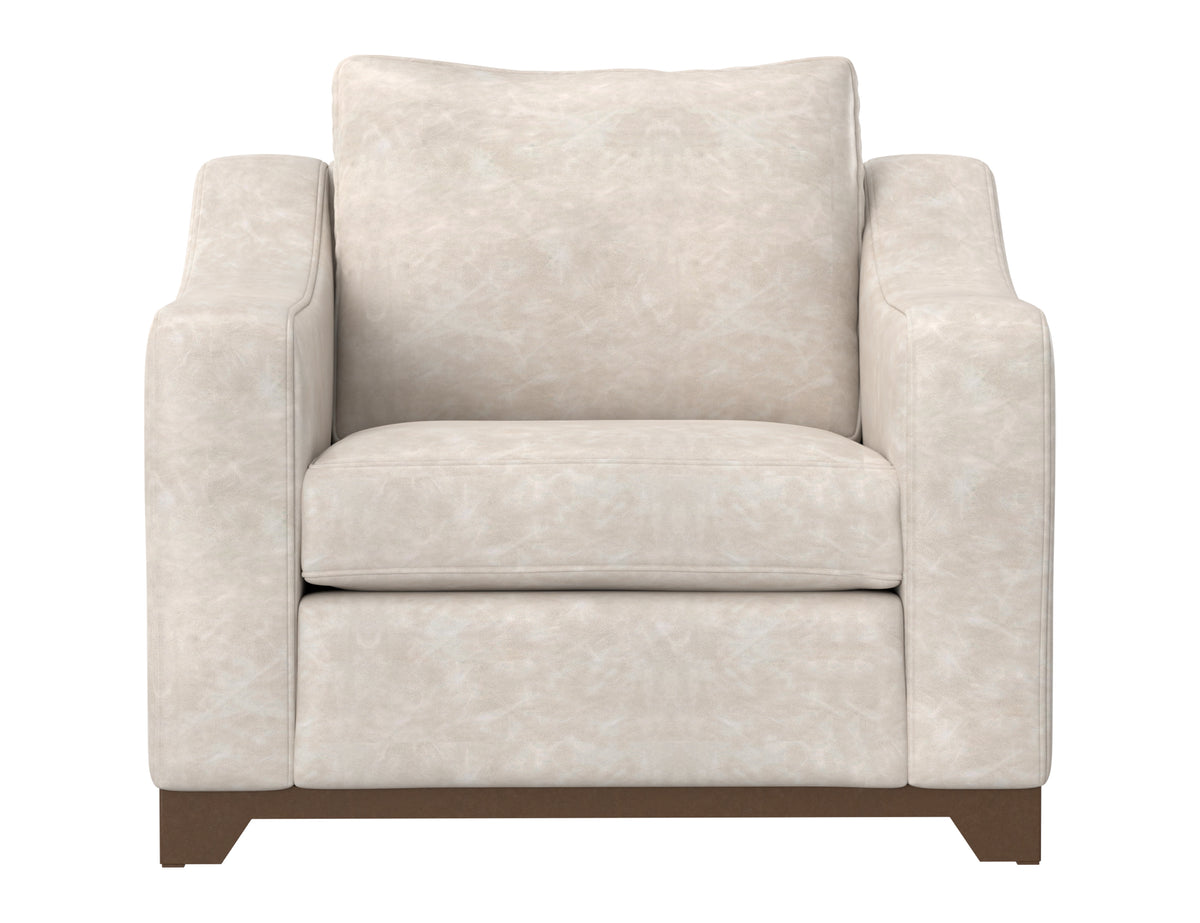 Natural Parota Armchair, Gray, Wooden Frame & Base - IUP868-ACH-210