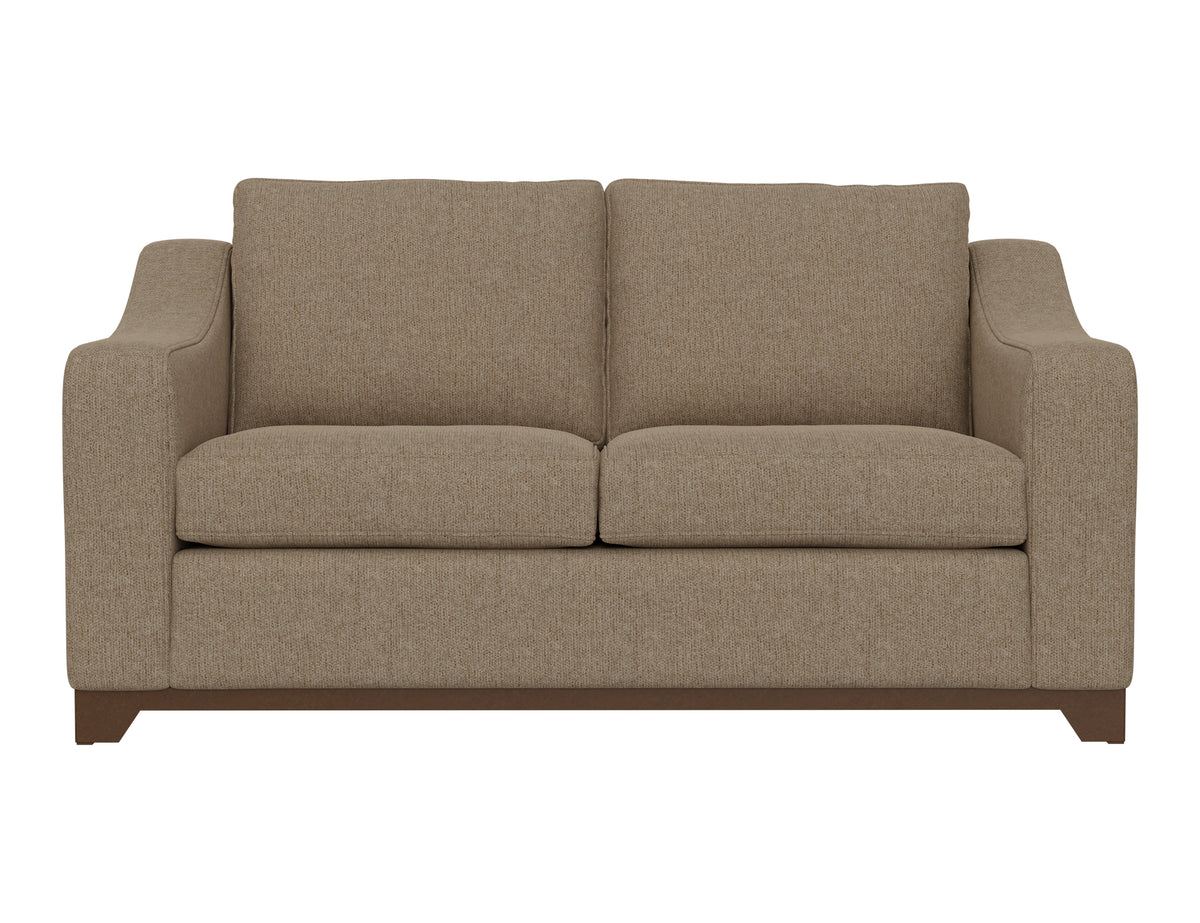Natural Parota Loveseat, Brown, Wooden Frame & Base - IUP868-LOV-152