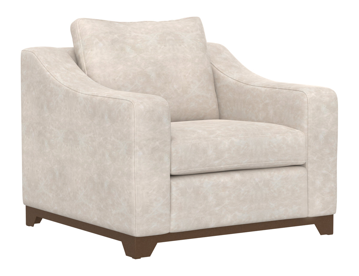 Natural Parota Armchair, Gray, Wooden Frame & Base - IUP868-ACH-210