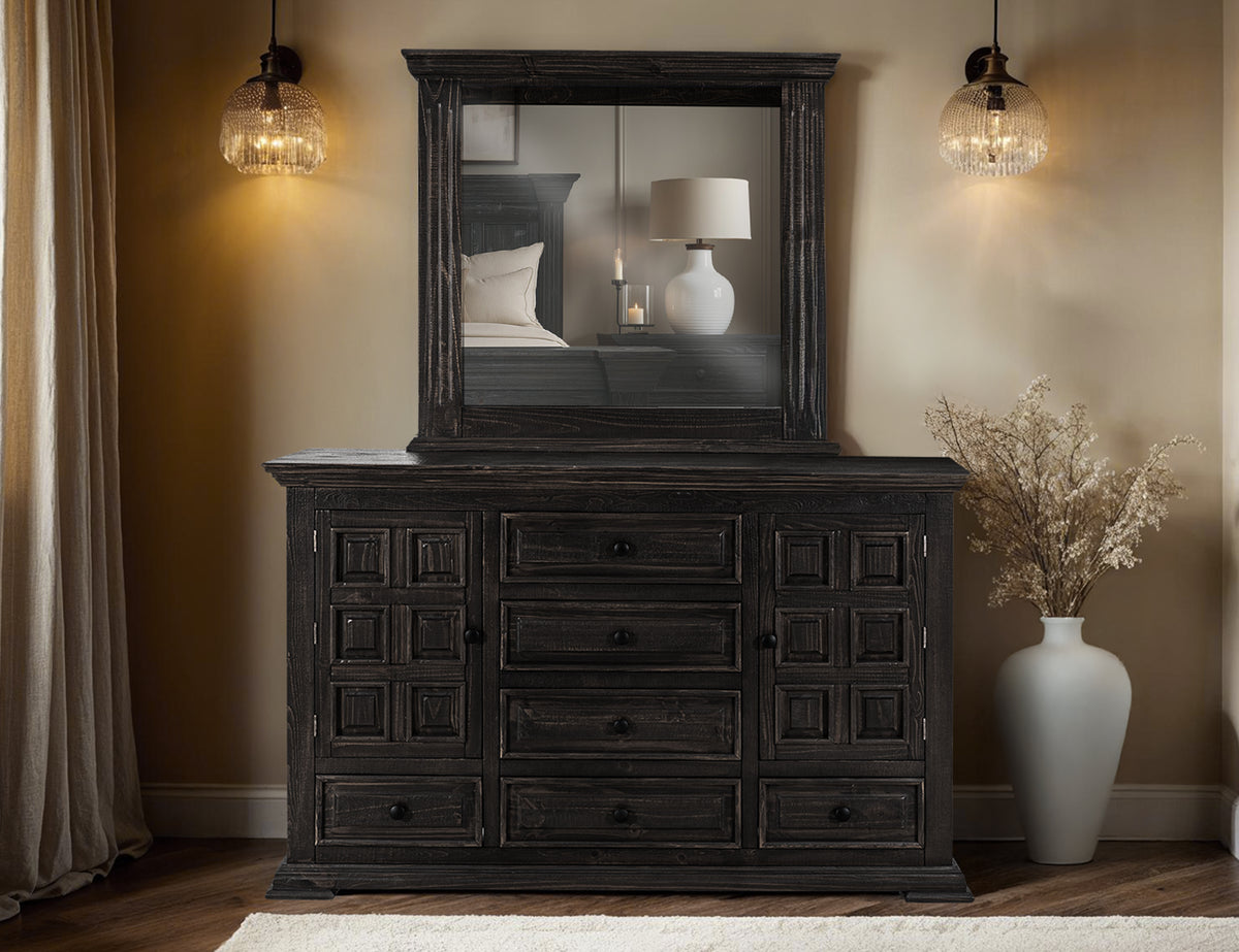 Terra Dark Dresser, 6 Drawer & 2 Door