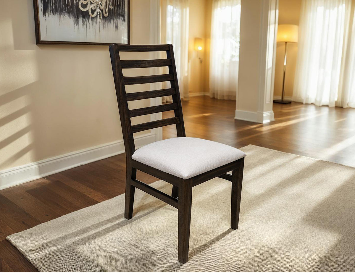 Black Balam Chair, Black, Wooden - IFD4423CHR